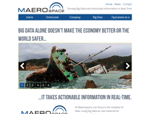 Tablet Screenshot of maerospace.com